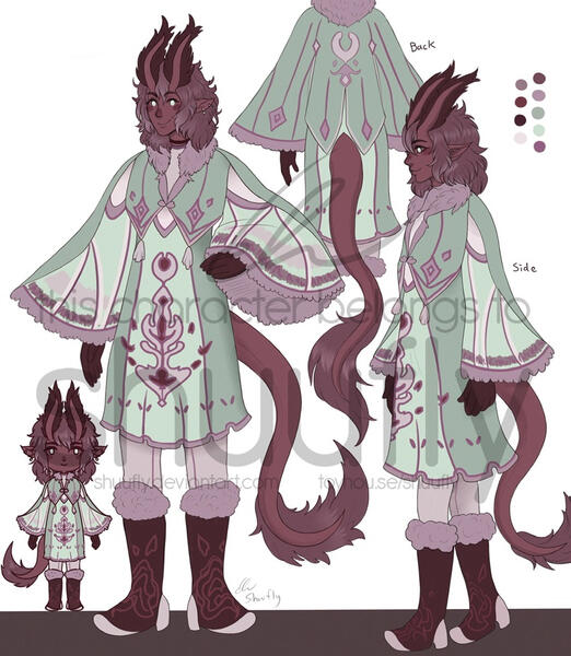 Fluffy Tiefling Mage